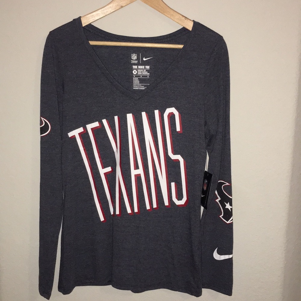 NFL Houston Texans long sleeve soft T-shirt